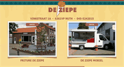 Desktop Screenshot of friture-deziepe.nl