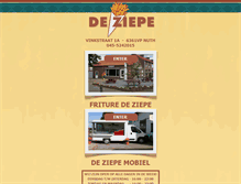 Tablet Screenshot of friture-deziepe.nl